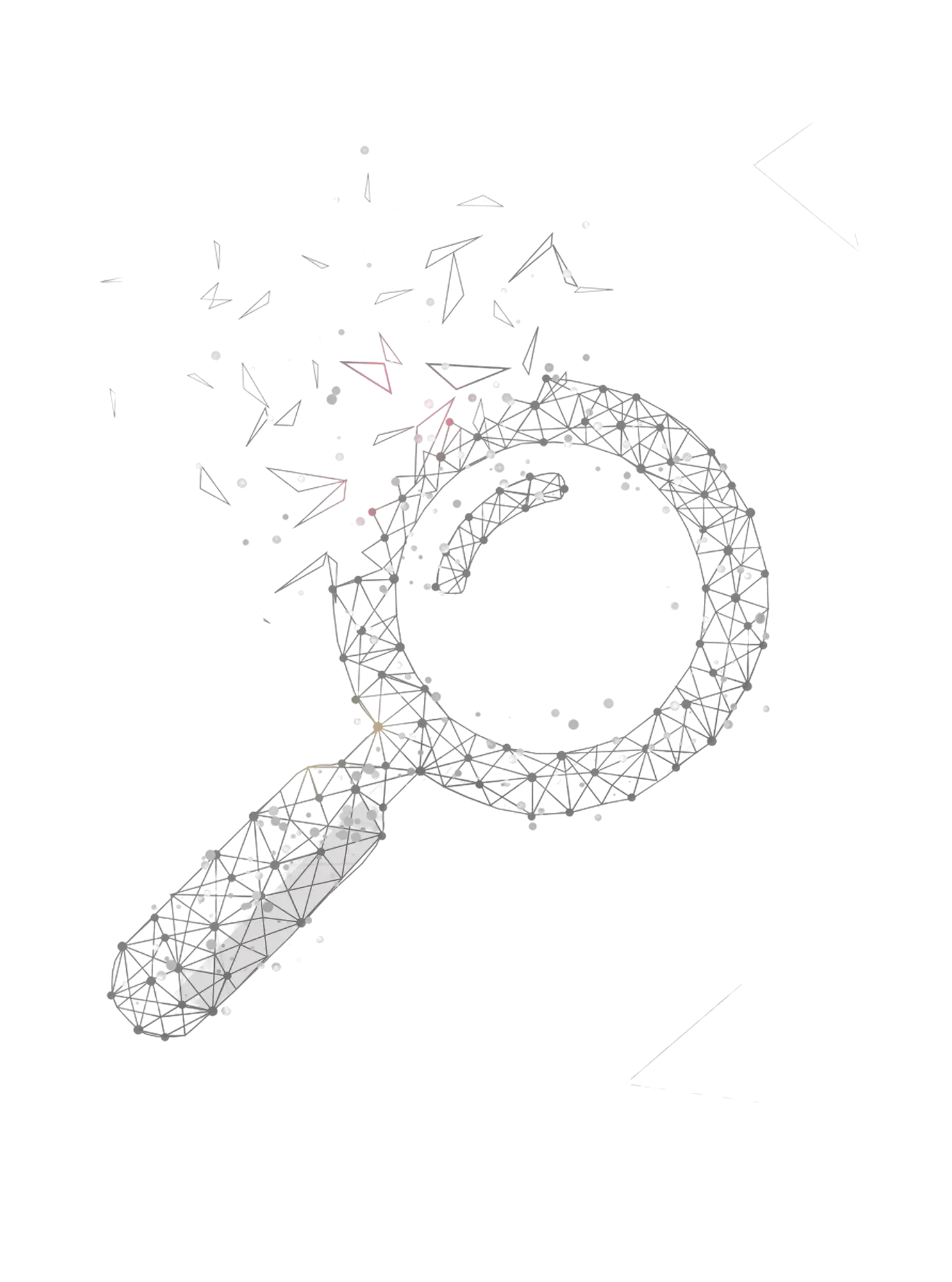 magnifying-glass-digitally-drawn-low-poly-triangle-wire-frame