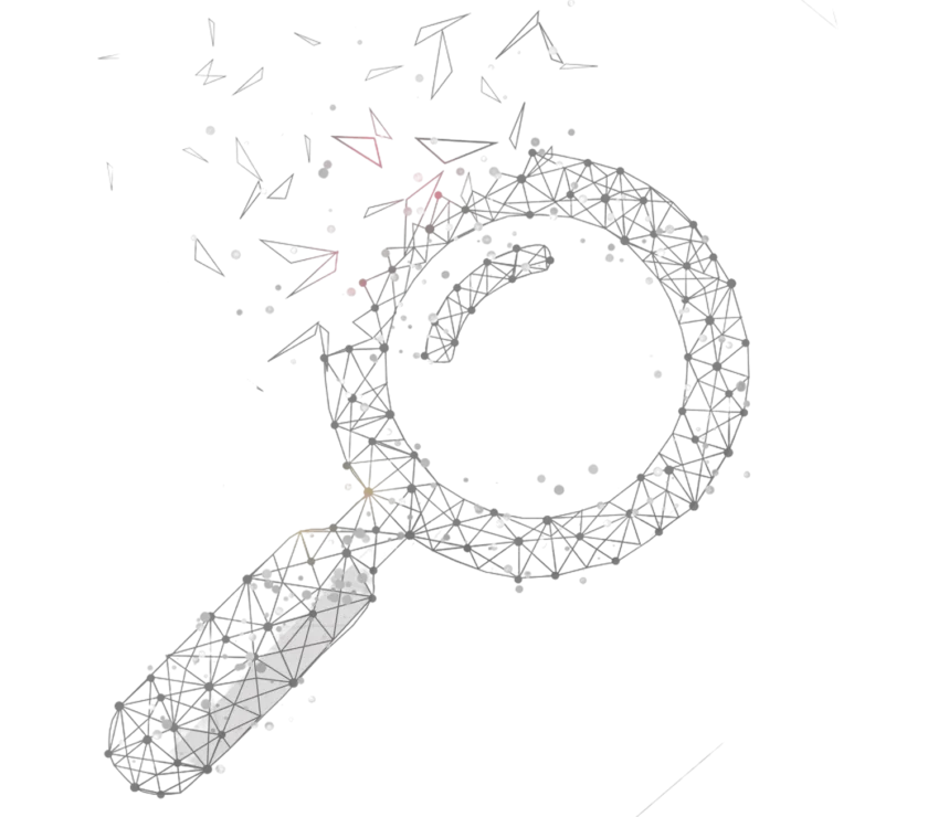 magnifying-glass-digitally-drawn-low-poly-triangle-wire-frame