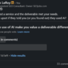 Why AI deliverables should be judged by outcomes, not effort