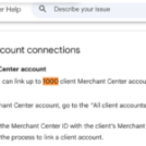 Google Merchant Center for Agencies now supports up to 1,000 linked accounts